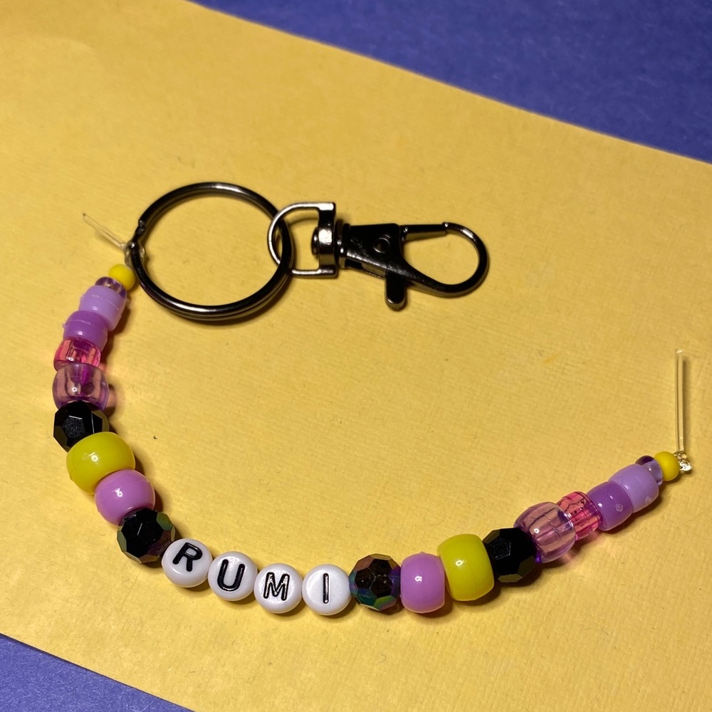 K-Pop Demon Hunters Huntrix Rumi Kandi Keychain